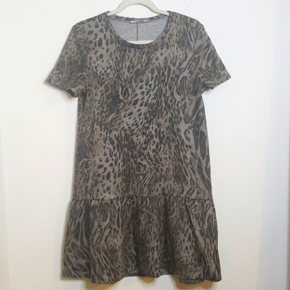 Zara Animal print minidress